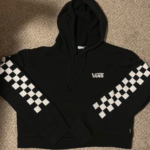 Vans Black Cropped Hoodie